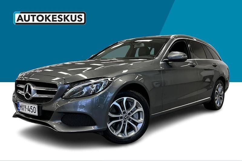 Harmaa Käytetty 2018 Mercedes C350e Business Farmari | 17 900 € (Perustarjous) - Kuva 1/4