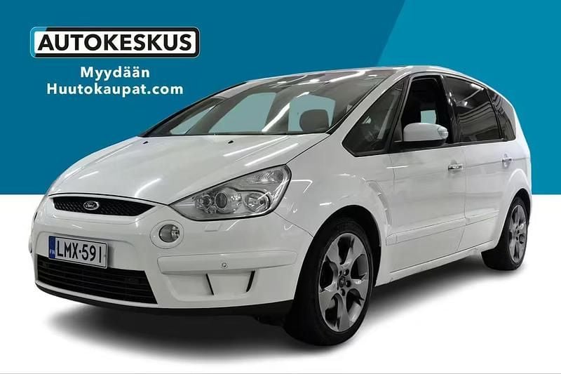 Valkoinen Käytetty 2010 Ford S-MAX Titanium Tila-auto | 2 900 € - Kuva 1/4