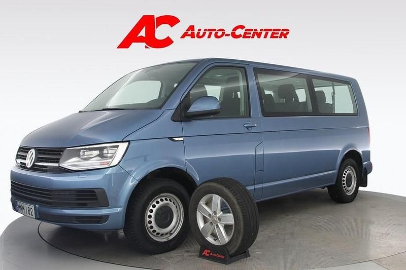 Sininen Käytetty 2018 VW Caravelle Trendline Tila-auto | 34 990 € (Hyvä tarjous) - Kuva 1/4