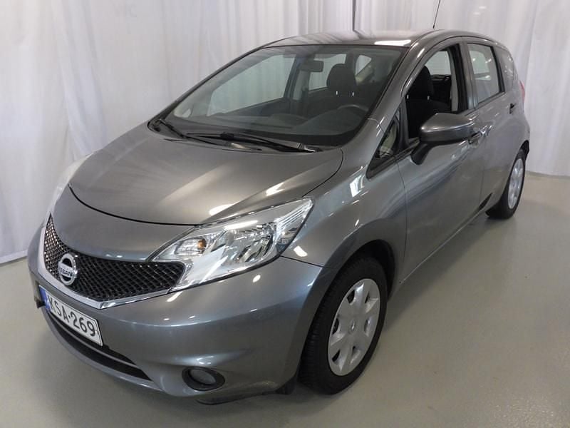 Harmaa Käytetty 2016 Nissan Note Visia Tila-auto | 8 950 € (Perustarjous) - Kuva 1/4