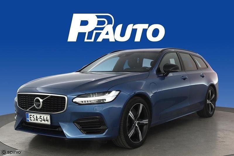 Sininen Käytetty 2020 Volvo V90 R-Design Farmari | 30 780 € (Perustarjous) - Kuva 1/4