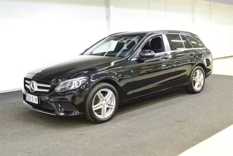 Musta Käytetty 2018 Mercedes C200 Business Farmari | 28 900 € - Kuva 1/3