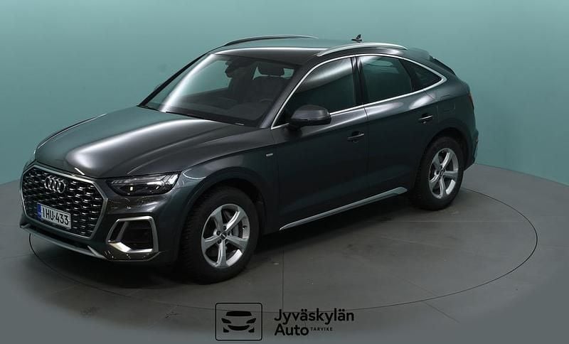 Harmaa Käytetty 2022 Audi Q5 Sportback S-Line Katumaasturi | 44 900 € - Kuva 1/4