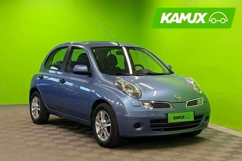 Käytetty Nissan Micra Visia 80 HP (58 kW) 2010 Sininen Viistoperä