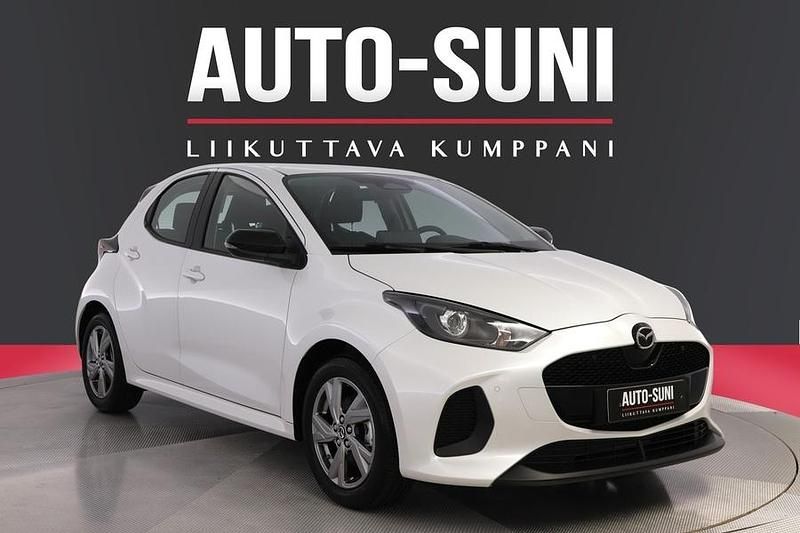 Valkoinen Käytetty 2025 Mazda 2 Exclusive-Line Viistoperä | 24 800 € (Hieman kallis) - Kuva 1/3