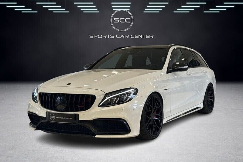 Valkoinen Käytetty 2015 Mercedes C63 AMG AMG Farmari | 59 800 € - Kuva 1/4