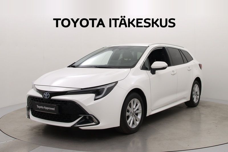 Valkoinen Käytetty 2023 Toyota Corolla Edition Farmari | 29 990 € (Perustarjous) - Kuva 1/4