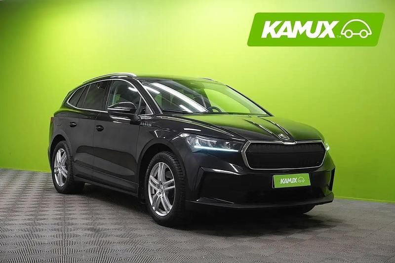 Musta Käytetty 2023 Skoda Enyaq iV Katumaasturi | 25 280 € (Supertarjous) - Kuva 1/4