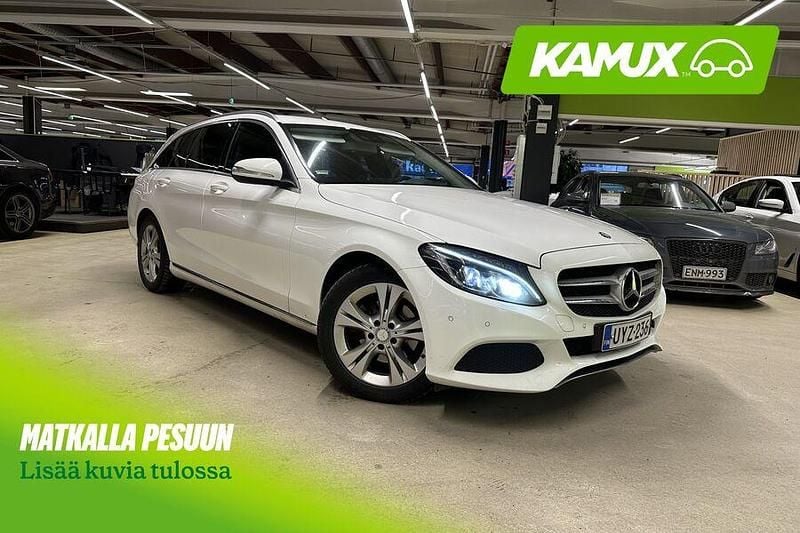 Valkoinen Käytetty 2015 Mercedes C200 Business Farmari | 17 990 € (Hyvä tarjous) - Kuva 1/3