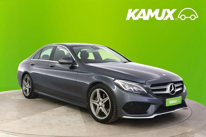 Hopea / harmaa Käytetty 2016 Mercedes C200 Business Sedan | 12 980 € (Perustarjous) - Kuva 1/2