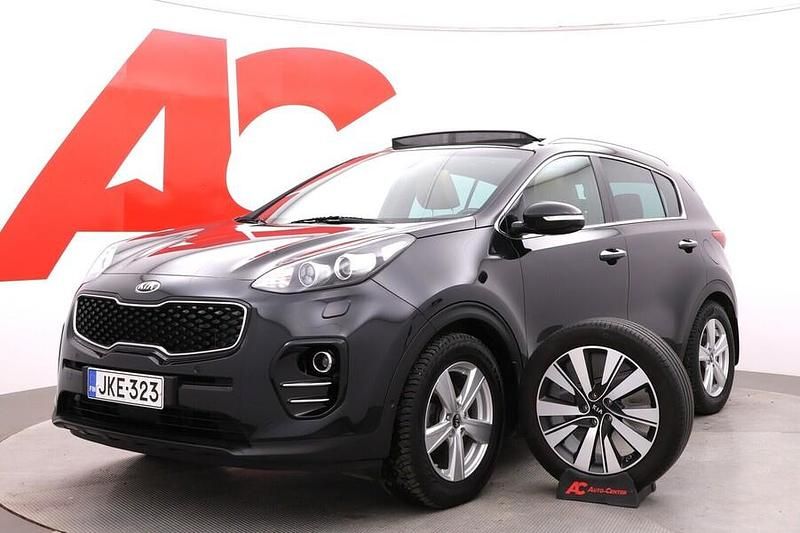 Käytetty Kia Sportage Premium 141 HP (103 kW) 2017 Musta Katumaasturi
