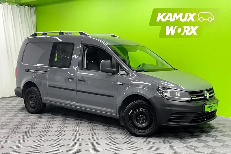 Käytetty VW Caddy Maxi 122 HP (89 kW) 2016 Hopea / harmaa Tila-auto