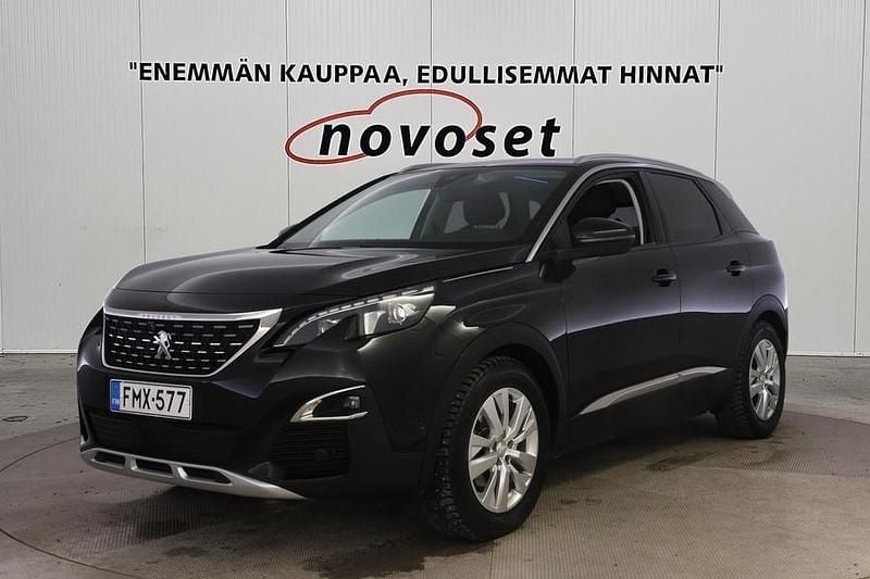 Käytetty Peugeot 3008 Allure 120 HP (88 kW) 2018 Musta Katumaasturi