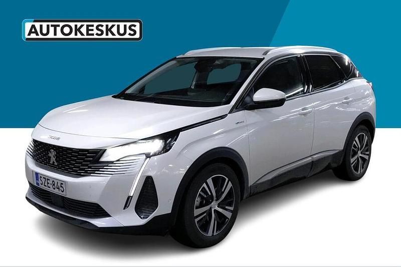 Valkoinen Käytetty 2021 Peugeot 3008 Allure Katumaasturi | 26 990 € (Hieman kallis) - Kuva 1/2