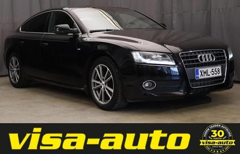 Käytetty Audi A5 Sportback S-Line 143 HP (105 kW) 2011 Musta Viistoperä