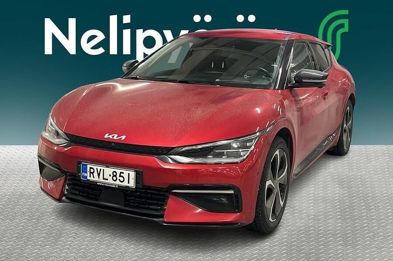 Käytetty Kia EV6 GT-Line 167 kW (228 HP) 2021 Punainen Katumaasturi
