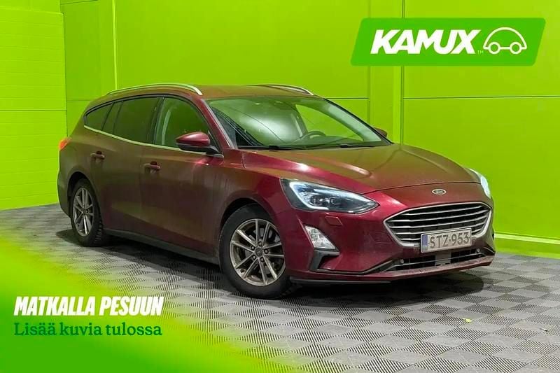 Punainen Käytetty 2019 Ford Focus Titanium Farmari | 11 900 € (Perustarjous) - Kuva 1/4