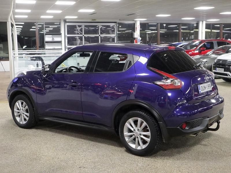 Käytetty Nissan Juke Acenta 116 HP (85 kW) 2015 Sininen Katumaasturi