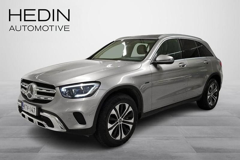 Harmaa Käytetty 2021 Mercedes GLC300e Business Katumaasturi | 32 750 € (Perustarjous) - Kuva 1/3