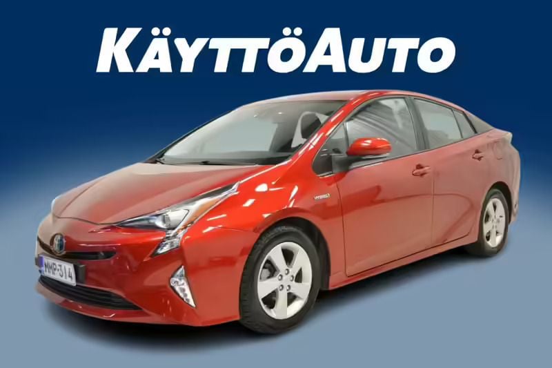 Punainen Käytetty 2016 Toyota Prius Active Viistoperä | 17 800 € (Perustarjous) - Kuva 1/4