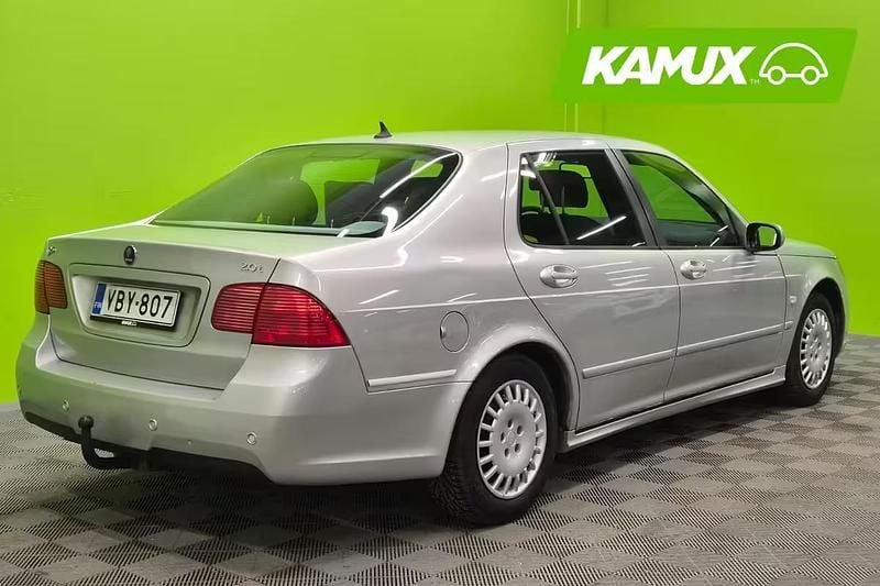 Käytetty Saab 9-5 Linear 150 HP (110 kW) 2007 Hopea / harmaa Sedan