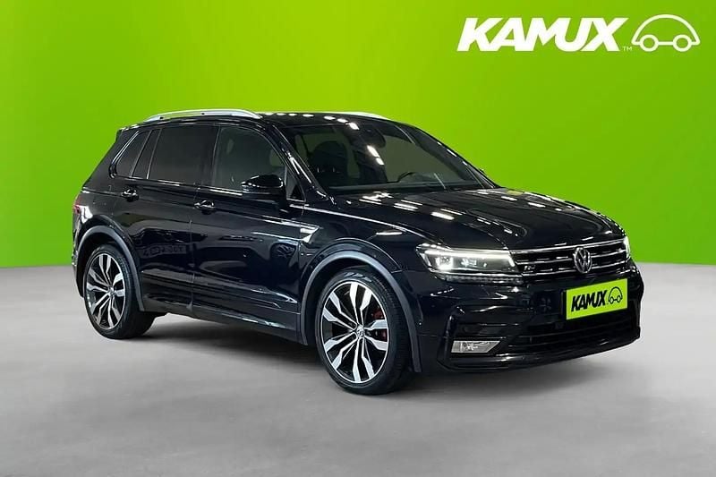 Musta Käytetty 2017 VW Tiguan R-line Katumaasturi | 26 590 € - Kuva 1/4