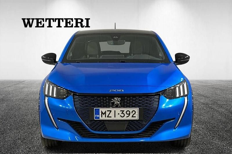 Käytetty Peugeot e-208 GTi 57 kW (78 HP) 2020 Sininen Viistoperä