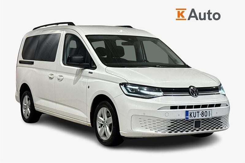 Käytetty VW Caddy Maxi Life Business 122 HP (89 kW) 2022 Valkoinen Tila-auto