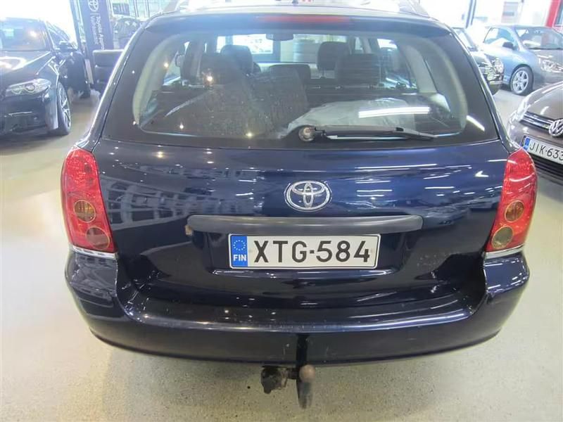 Käytetty Toyota Avensis Sol 116 HP (85 kW) 2005 Sininen Farmari