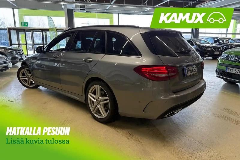 Käytetty Mercedes C220 Business 170 HP (125 kW) 2016 Hopea / harmaa Farmari