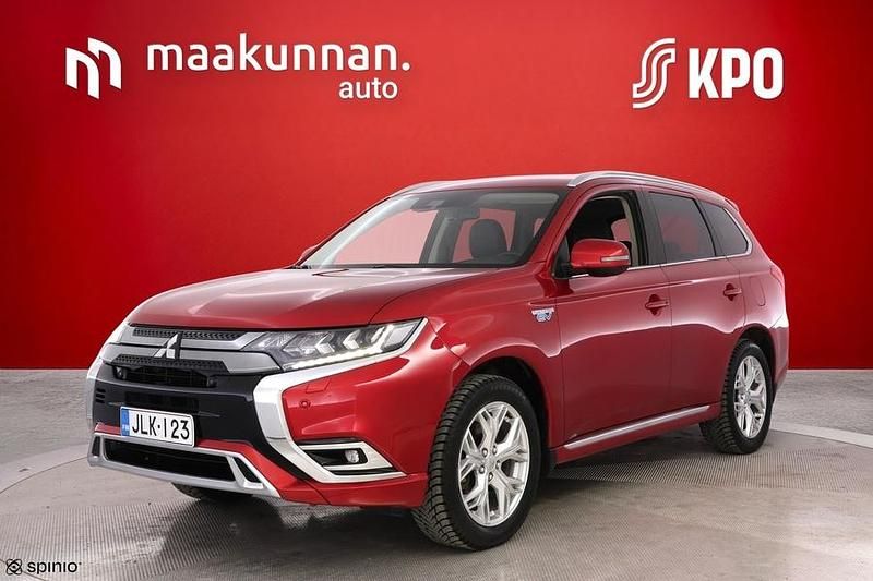 Käytetty Mitsubishi Outlander P-HEV Intense 135 HP (99 kW) 2019 Punainen Katumaasturi