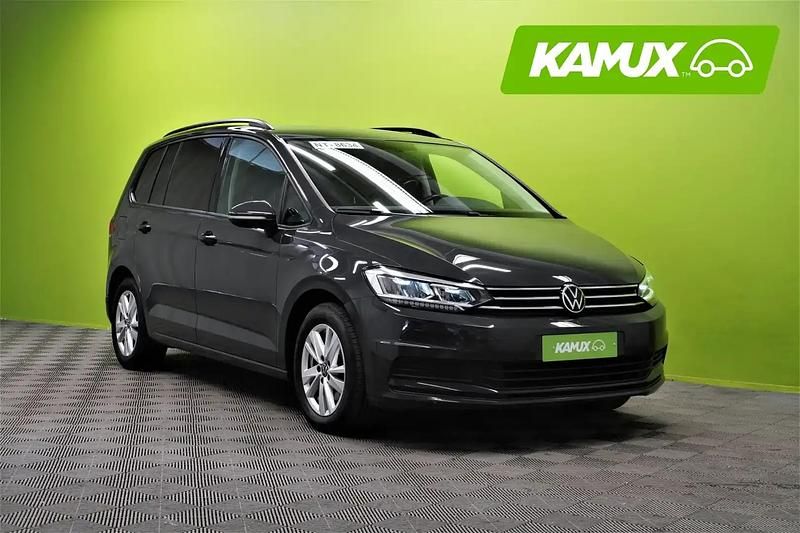 Hopea / harmaa Käytetty 2021 VW Touran Comfortline Tila-auto | 18 900 € - Kuva 1/4