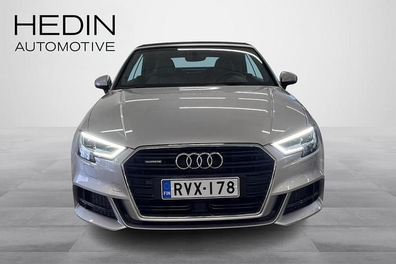 Käytetty Audi A3 Cabriolet S-Line 190 HP (139 kW) 2017 Harmaa Avoauto