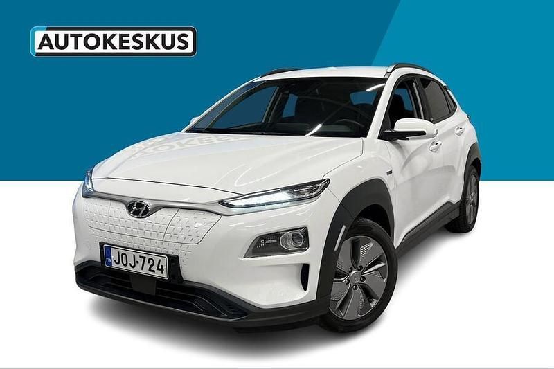 Valkoinen Käytetty 2021 Hyundai Kona Katumaasturi | 22 690 € (Perustarjous) - Kuva 1/3