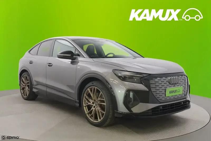 Hopea / harmaa Käytetty 2022 Audi Q4 Sportback e-tron Edition .1 Katumaasturi | 39 780 € (Hieman kallis) - Kuva 1/4