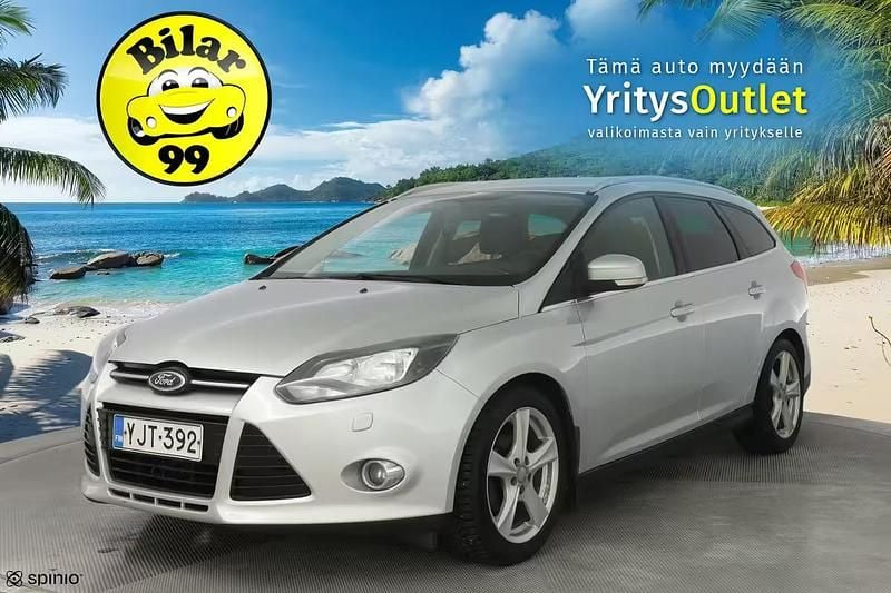 Punainen Käytetty 2012 Ford Focus Titanium Farmari | 3 490 € (Perustarjous) - Kuva 1/4