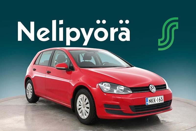 Käytetty VW Golf VII Trendline 86 HP (63 kW) 2016 Punainen Viistoperä