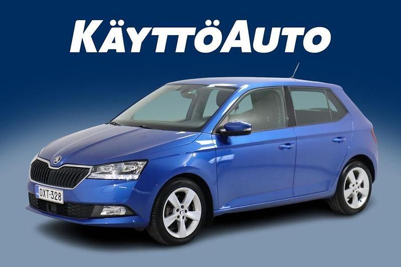 Met. sininen Käytetty 2019 Skoda Fabia Style Viistoperä | 13 900 € (Hyvä tarjous) - Kuva 1/4