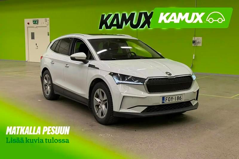 Valkoinen Käytetty 2022 Skoda Enyaq iV Lodge Katumaasturi | 29 800 € (Hyvä tarjous) - Kuva 1/4