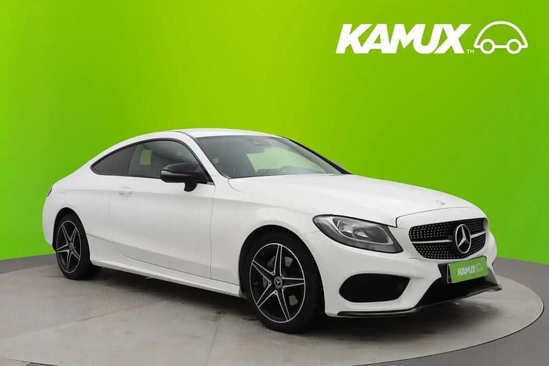 Käytetty Mercedes C220 Business 170 HP (125 kW) 2017 Valkoinen Coupe - kaksiovinen