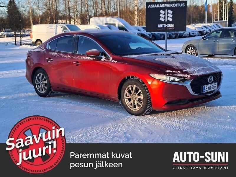 Punainen Käytetty 2019 Mazda 3 Luxury Sedan | 20 900 € (Perustarjous) - Kuva 1/3