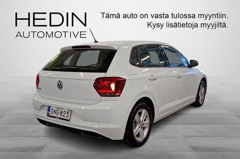 Käytetty VW Polo Comfortline 95 HP (69 kW) 2018 Valkoinen Viistoperä