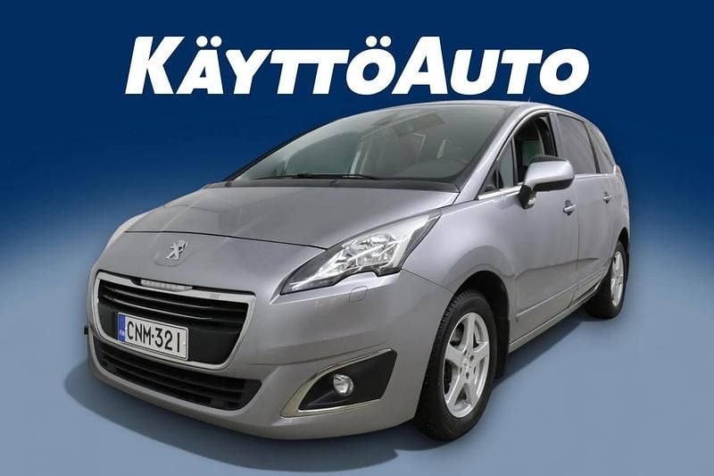 Harmaa Käytetty 2016 Peugeot 5008 Active Tila-auto | 7 390 € (Supertarjous) - Kuva 1/4