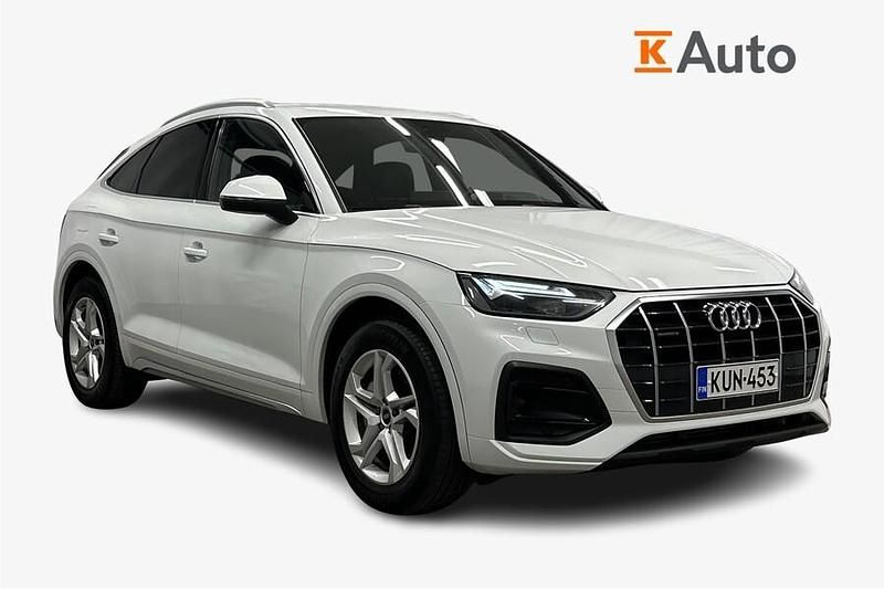 Valkoinen Käytetty 2021 Audi Q5 Sportback Advanced Plus Katumaasturi | 37 490 € (Perustarjous) - Kuva 1/3