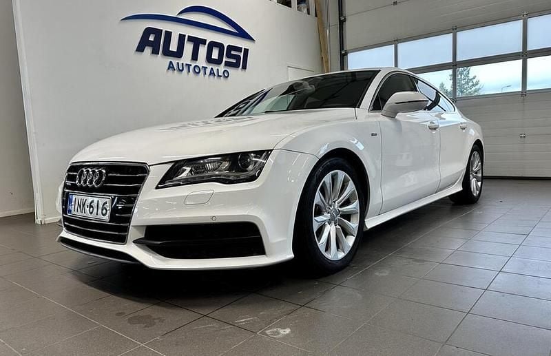Valkoinen Käytetty 2014 Audi A7 S-Line Viistoperä | 23 790 € - Kuva 1/4