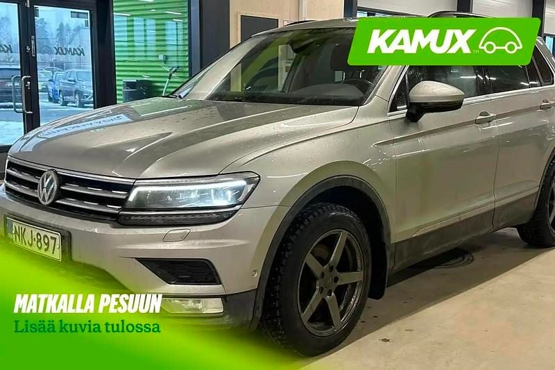 Käytetty VW Tiguan Comfortline 150 HP (110 kW) 2016 Hopea / harmaa Katumaasturi