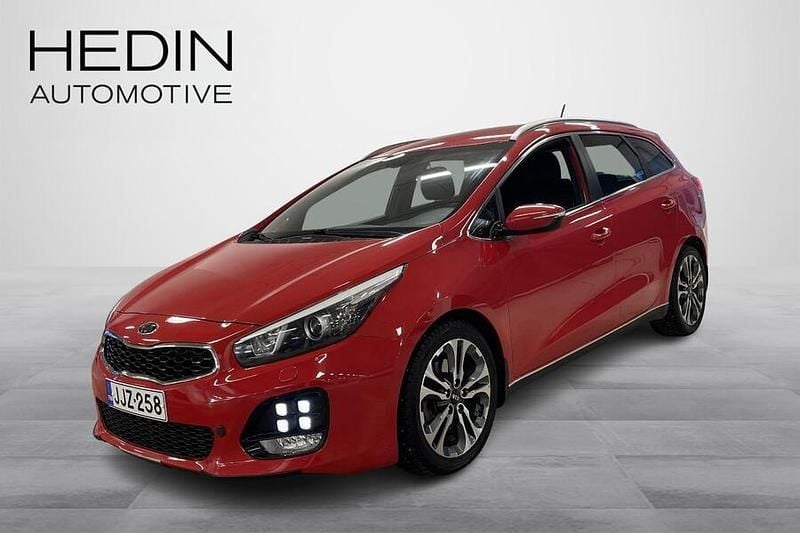 Käytetty Kia Ceed Sportswagon GT-Line 136 HP (100 kW) 2016 Punainen Farmari