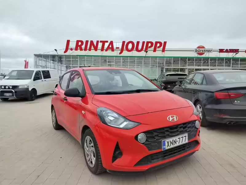 Punainen Käytetty 2021 Hyundai i10 Viistoperä | 10 480 € (Perustarjous) - Kuva 1/4