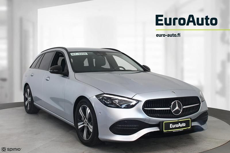 Harmaa Käytetty 2022 Mercedes C220 Business Farmari | 38 500 € (Hieman kallis) - Kuva 1/4