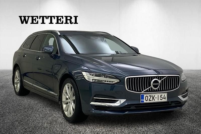 Sininen Käytetty 2018 Volvo V90 Inscription Farmari | 22 790 € (Hyvä tarjous) - Kuva 1/4